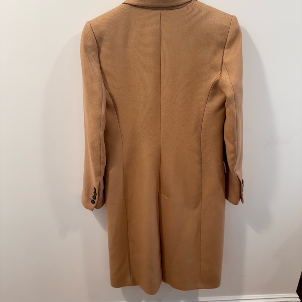 Zara Camel Double-Breasted Coat - Picture 6 of 6